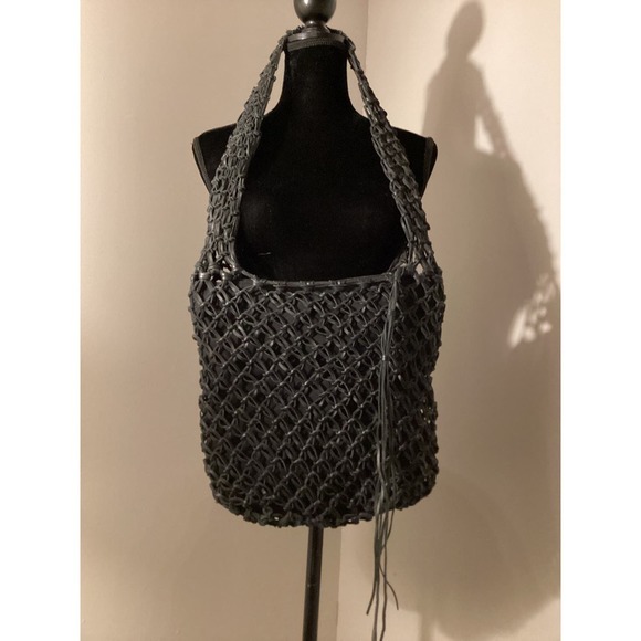 Eric Javits Other - Eric Javits Black fishnet knotted purse satchel crossbody
